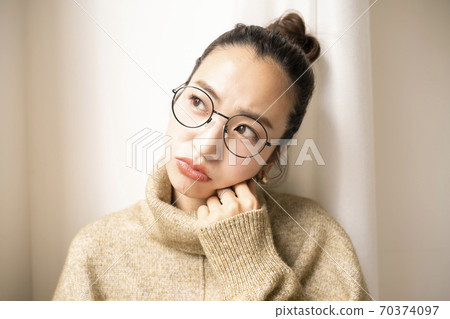 Portrait of Woman in Sweater and Panties Stock Image - Image of female,  adult: 51517741