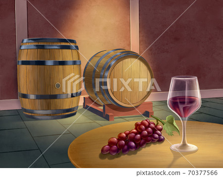 Red wine cellar 70377566