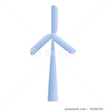 Wind turbine icon, cartoon style - Stock Illustration [70380765] - PIXTA
