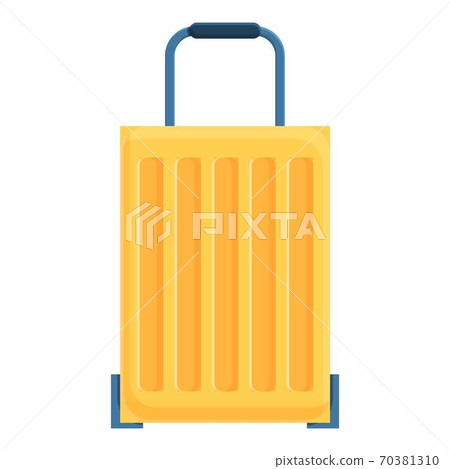 Summer travel bag icon, cartoon style 70381310