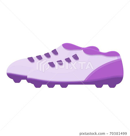 Studs football boots icon, cartoon style Studs football boots icon, cartoon style 70381499