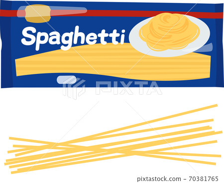 Spaghetti in a bag 70381765