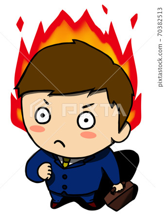 Moment of determination Color (no letters, flame) 70382513