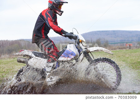Extreme racing in rural area 70383009