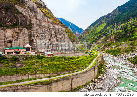 Hydroelectric power plant in Himachal Pradesh 70383289