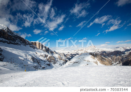 Toffana Dolomites winter mountains 70383544