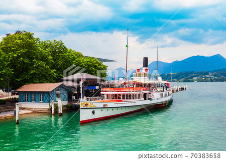 Tourist cruise boat, Lucerne Lake Tourist cruise boat, Lucerne Lake 70383658
