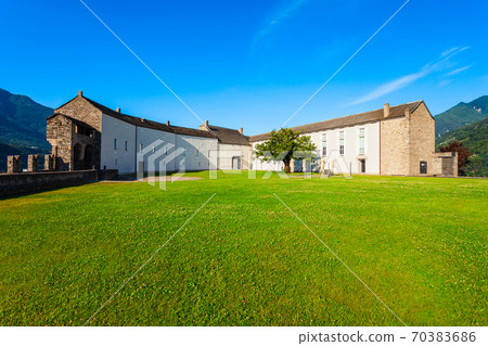 Castelgrande medieval castle in Bellinzona 70383686