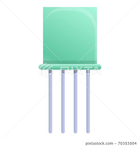 Radio capacitor icon, cartoon style Radio capacitor icon, cartoon style 70383804