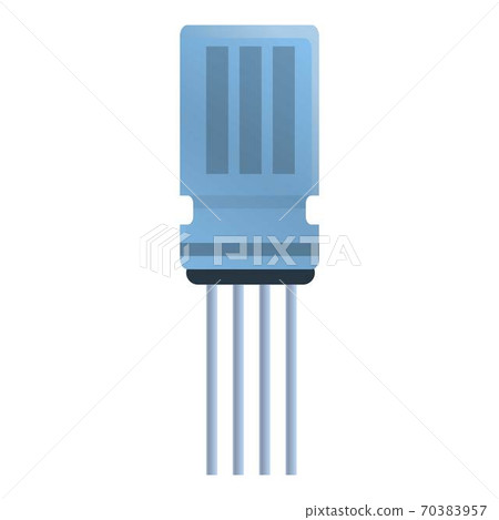 Condenser capacitor icon, cartoon style Condenser capacitor icon, cartoon style 70383957