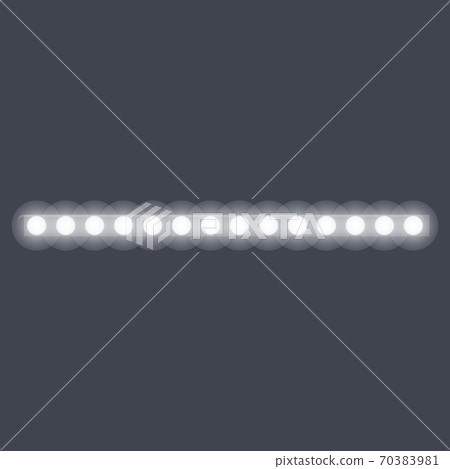 Energy led strip lights icon, cartoon style Energy led strip lights icon, cartoon style 70383981