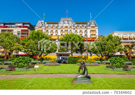 Montreux town on Lake Geneva Montreux town on Lake Geneva 70384602