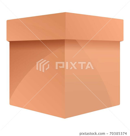 Crate box icon, cartoon style - Stock Illustration [70385374] - PIXTA