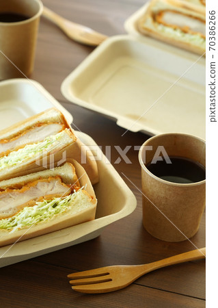 外賣雞肉三明治 70386266