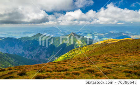 Mountain landscape with hill of The Sivy vrch in The Western Tat Mountain landscape with hill of The Sivy vrch in The Western Tat 70386643