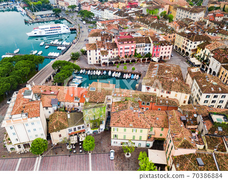 Desenzano del Garda aerial view 70386884