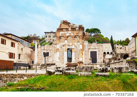 Capitolium in Roman forum, Brescia 70387168