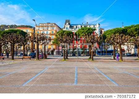 Stresa town at Lago Maggiore Lake Stresa town at Lago Maggiore Lake 70387172