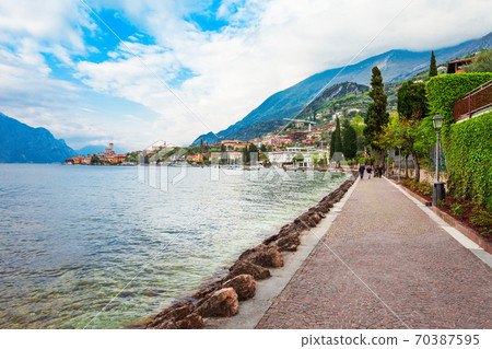 Malcesine town at Garda Lake 70387595