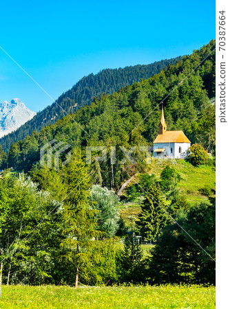 St. Anna Chapel at Graun im Vinschgau in South Tyrol, Italy St. Anna Chapel at Graun im Vinschgau in South Tyrol, Italy 70387664