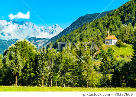 St. Anna Chapel at Graun im Vinschgau in South Tyrol, Italy 70387669