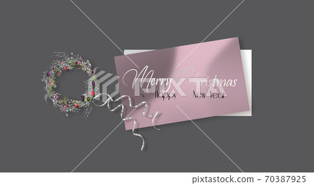 Christmas holiday background in luxury pink 70387925