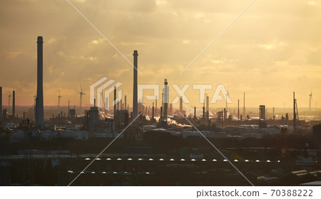 Dramatic Industrial Landscape 70388222