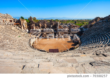 Theatre, Side ancient city, Turkey 70388257
