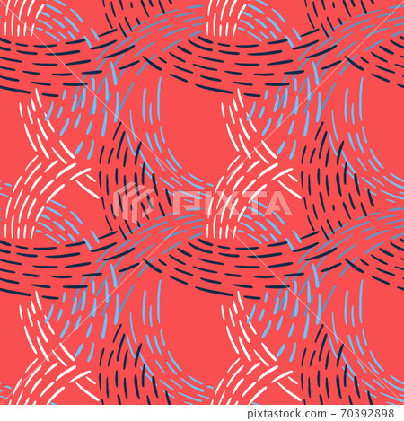 Abstract lines seamless pattern. Geometric background. 70392898