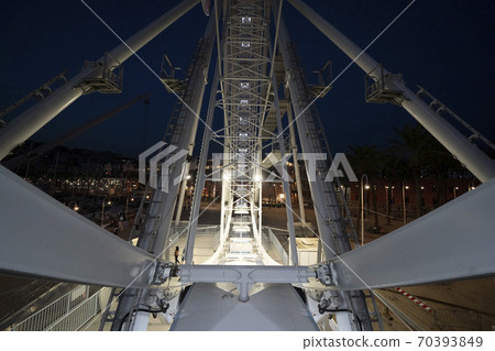 Genoa Night view from Panoramic Wheel 70393849