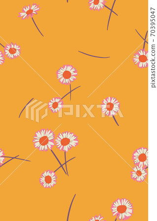 Ditsy floral background. Daisy flowers. Ditsy floral background. Daisy flowers. 70395047