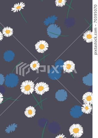 Ditsy floral background. Daisy flowers. Ditsy floral background. Daisy flowers. 70395070
