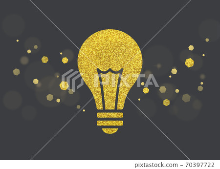 金色亮片圖燈泡 金色亮片圖燈泡 70397722