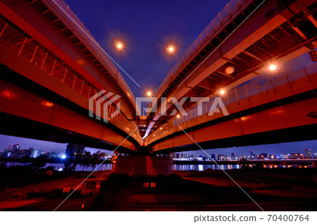 Horikiri交界處的夜景 70400764