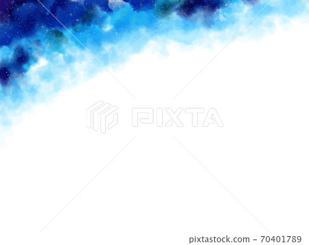 水彩風格的星空背景 水彩風格的星空背景 70401789