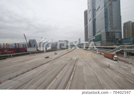 a Western Harbour Tunnel in Hong Kong. 7 april a Western Harbour Tunnel in Hong Kong. 7 april 70402597