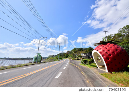 Fruit Bus Stop Plain Bus Stop Konagai Town, Isahaya City, Nagasaki Prefecture Fruit Bus Stop Plain Bus Stop Konagai Town, Isahaya City, Nagasaki Prefecture 70403193