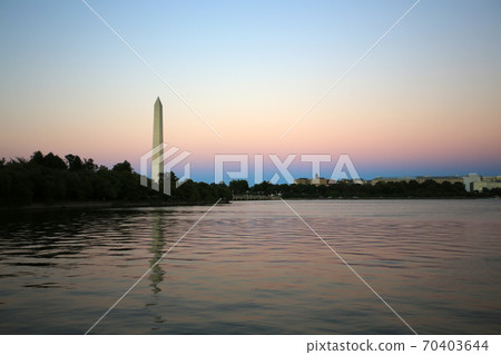 sky, lake, sunset 70403644