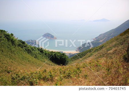 shek o bay in hong kong 70403745