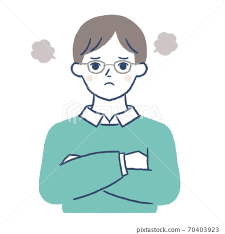 An angry young man - Stock Illustration [70403923] - PIXTA