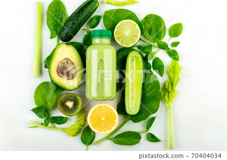 Set to create a simple cocktail for diet detox and proper nutrition.  70404034