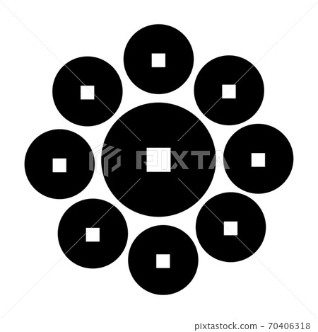 Family crest of Choseiren, a military commander of Noto Province in the Hokuriku region 70406318