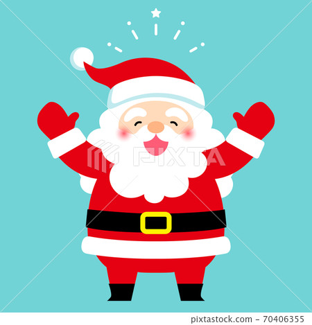 歡喜聖誕老人可愛的矢量圖 70406355