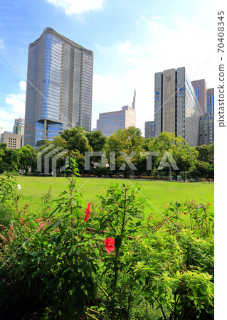 東京日比谷公園第二花壇 照片素材 圖片 圖庫