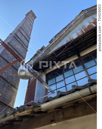 磚煙囪和舊建築（埼玉縣深谷市） 70409003