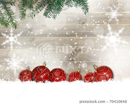 Christmas New Year wooden board 70410648