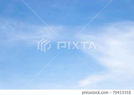 Clear blue color sky with white cloud background Clear blue color sky with white cloud background 70413358