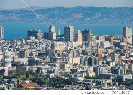 From Twin Peaks to San Francisco Cityscape (Coit Tower) 70413667