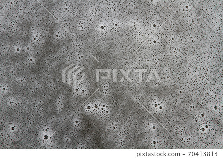 Detail of a water surface with bubbles Detail of a water surface with bubbles 70413813