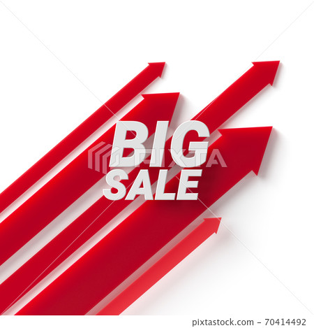 Sale object, discount banner & frame 70414492